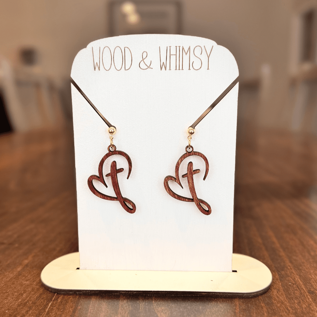 Cross My Heart Earrings