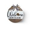 We Hope You Like Dogs Home Door Wreath with Interchangeable Bows